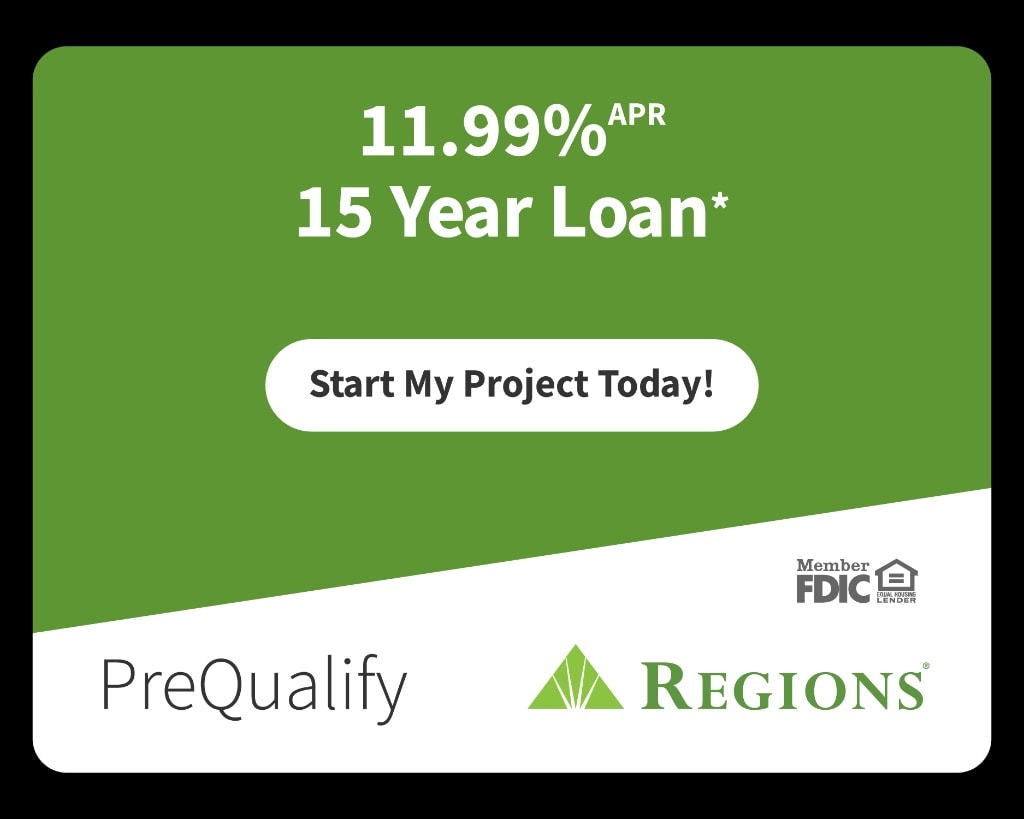 11.99% APR 15-Year Loan — PreQualify through Regions Bank